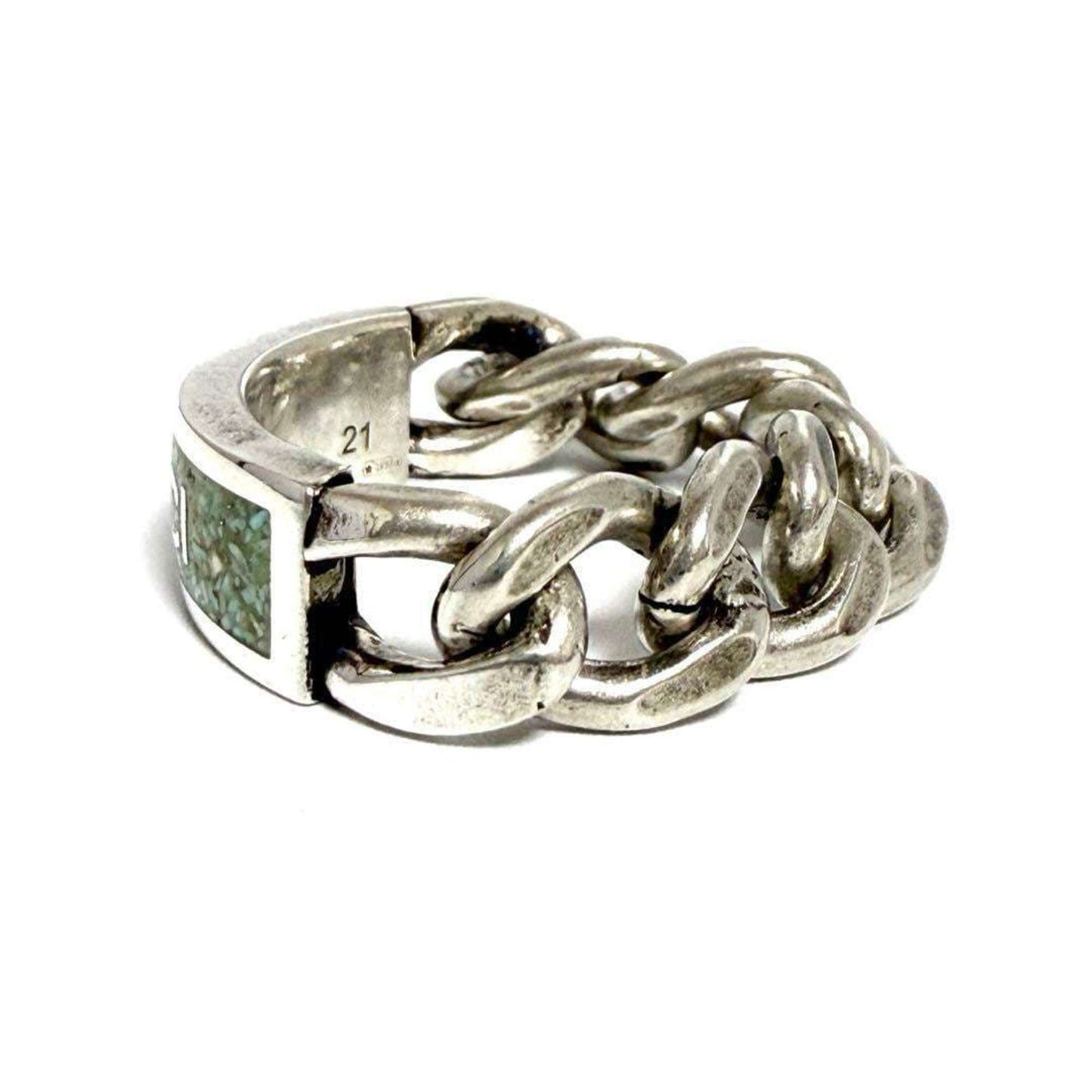 Gucci Men's Gourmet Chain Ring, 925 Silver