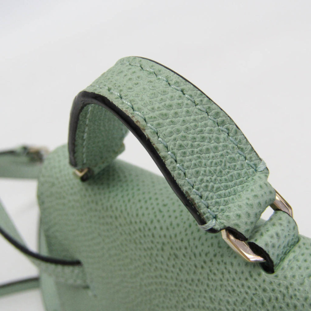 Valextra ISIDE BELT SGES0061028LOCPL99 Women's Leather Fanny Pack,Shoulder Bag Green — Like New