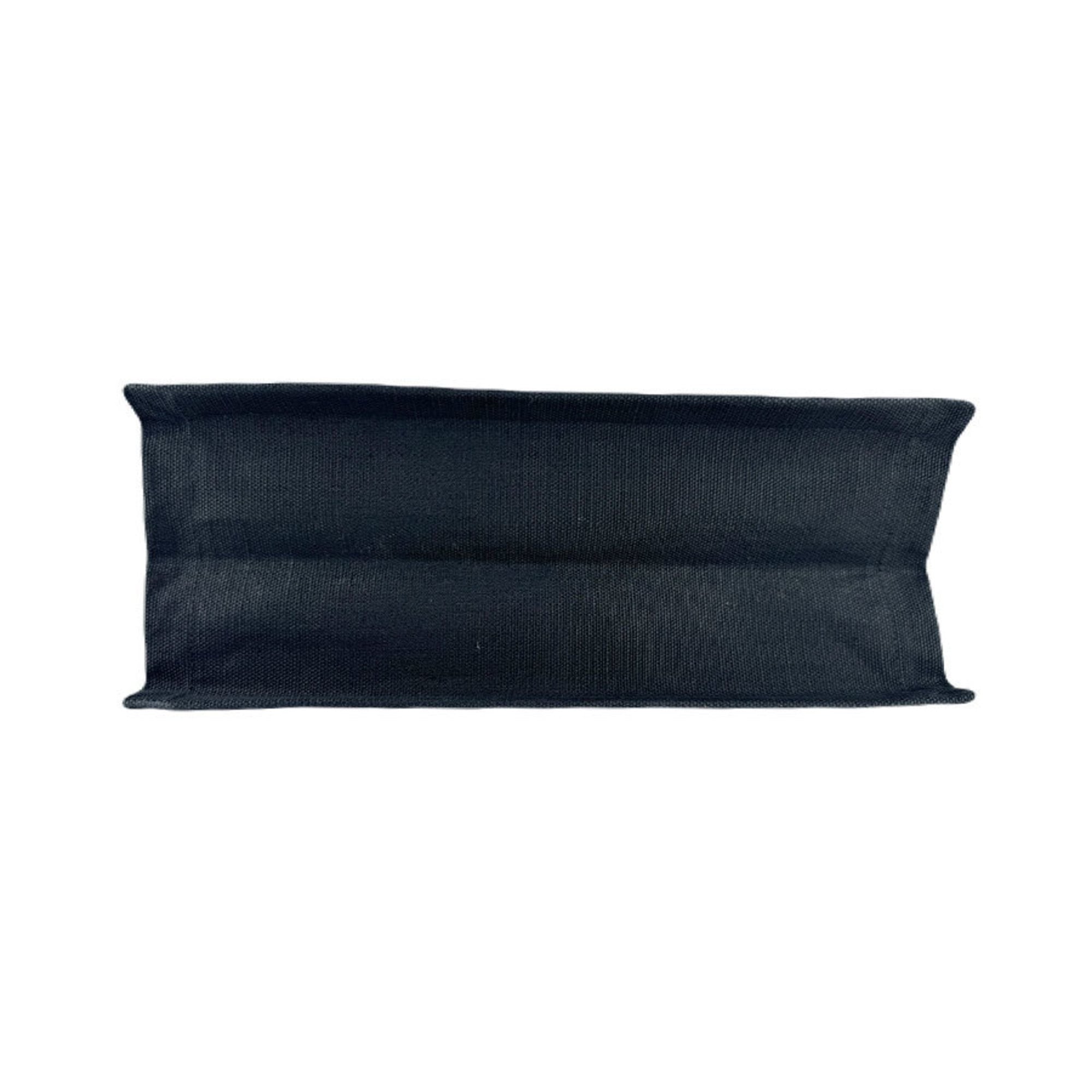 Saint Laurent Rive Gauche North South Cabas Coated Canvas Leather Handbag in Black and Ivory, Men's, 632539, Free Shipping, z8772