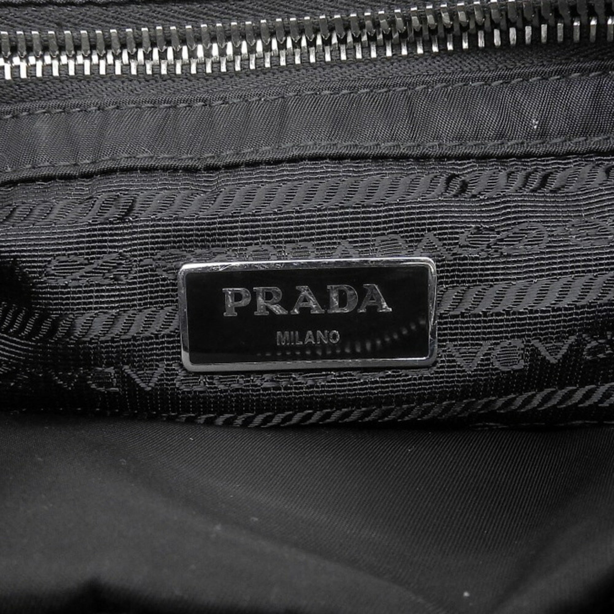 Prada Padette Bag 1BG373 Handbag/Shoulder Nylon Black