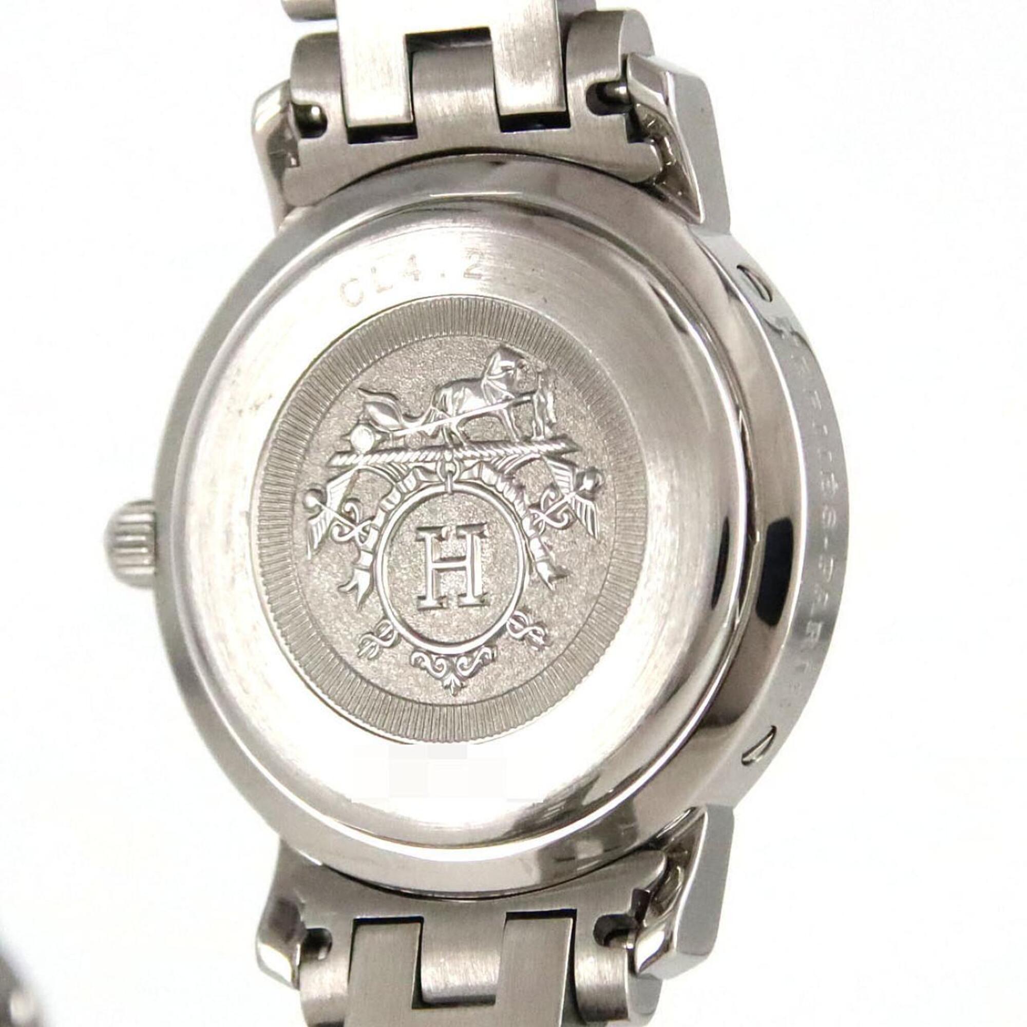 Hermes Clipper CL4.210 SS Quartz Watch — Good