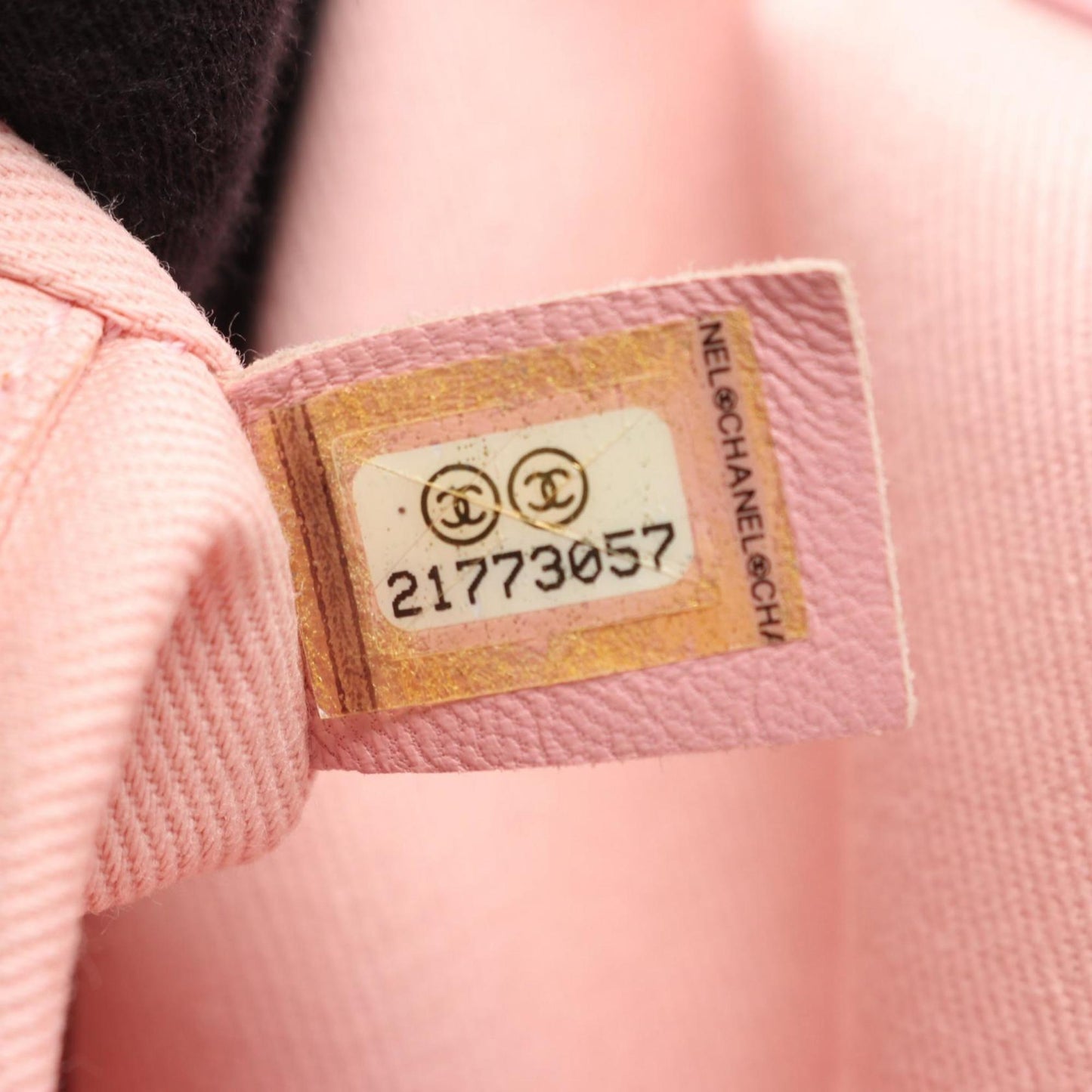 CHANEL Deauville Tote Bag, Canvas and Leather, Women's, White Pink, A67001