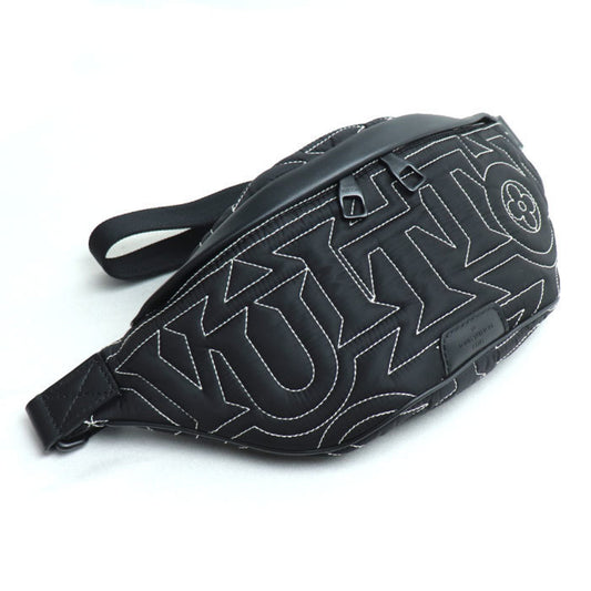 LOUIS VUITTON Louis Vuitton LV Snow Discovery Bum Bag PM Body Black M21427 IC Chip Men's