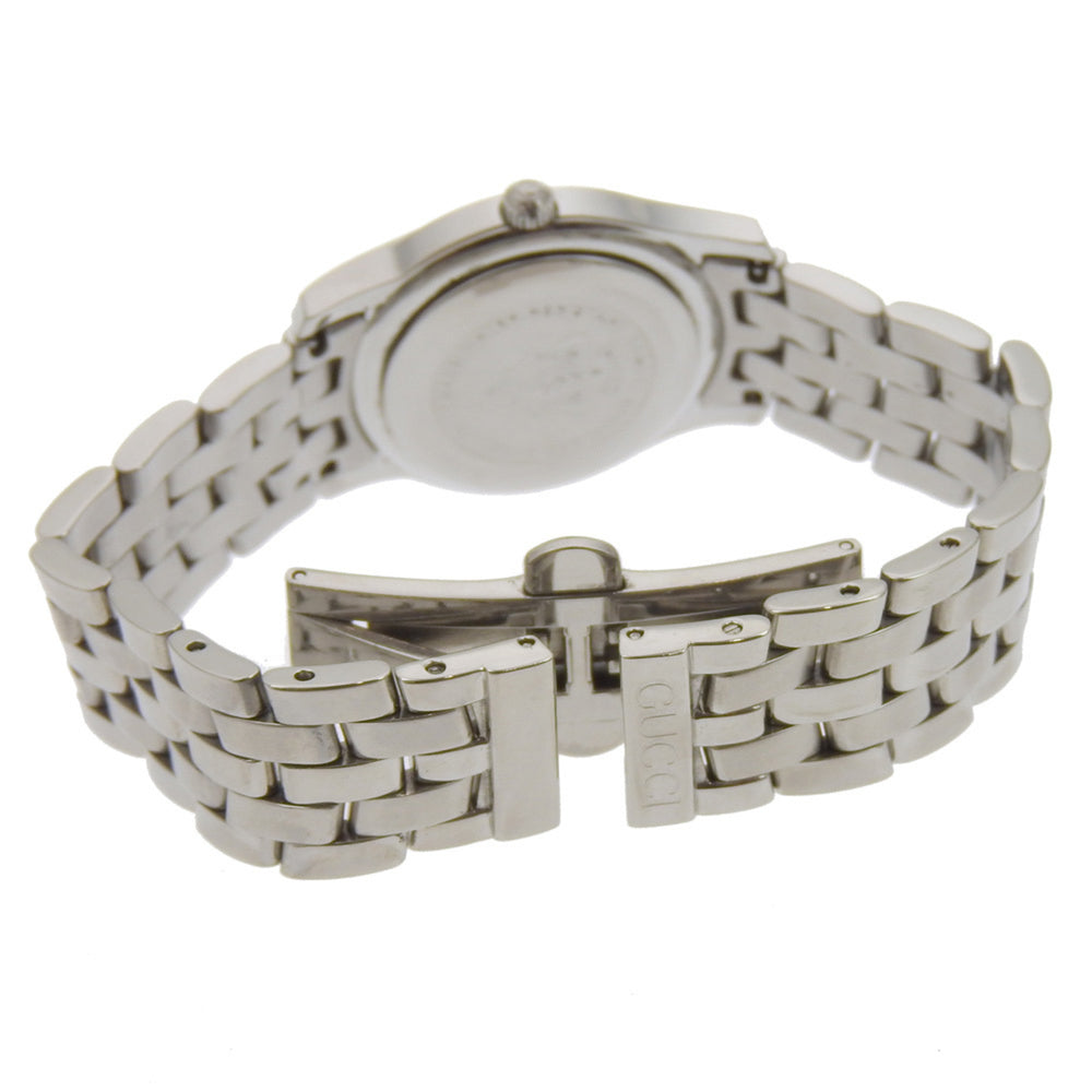 Gucci GUCCI Watch 5500L Stainless Steel Quartz Analog Display Black Dial Women's — Good