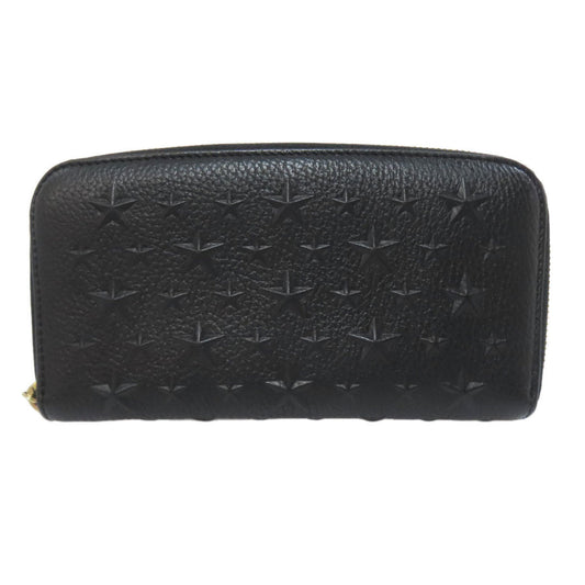 Jimmy Choo embossed calf leather long wallet for women