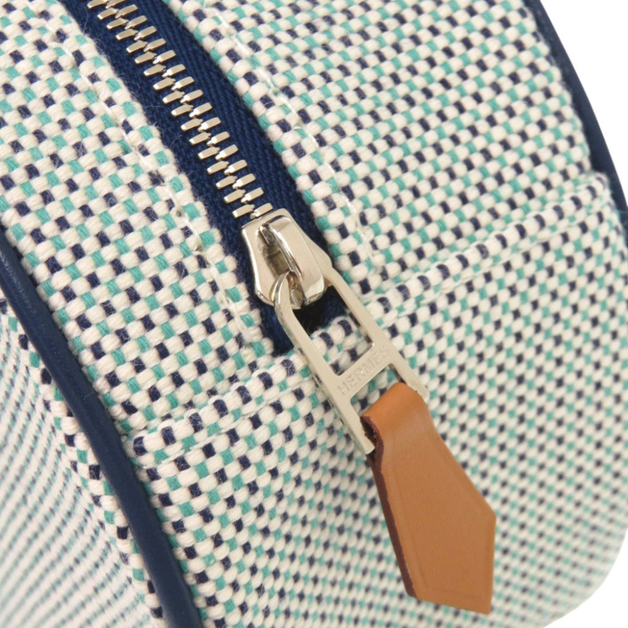 Hermes Evasion Cotton Marine Handbag Pouch 1311HERMES — Like New