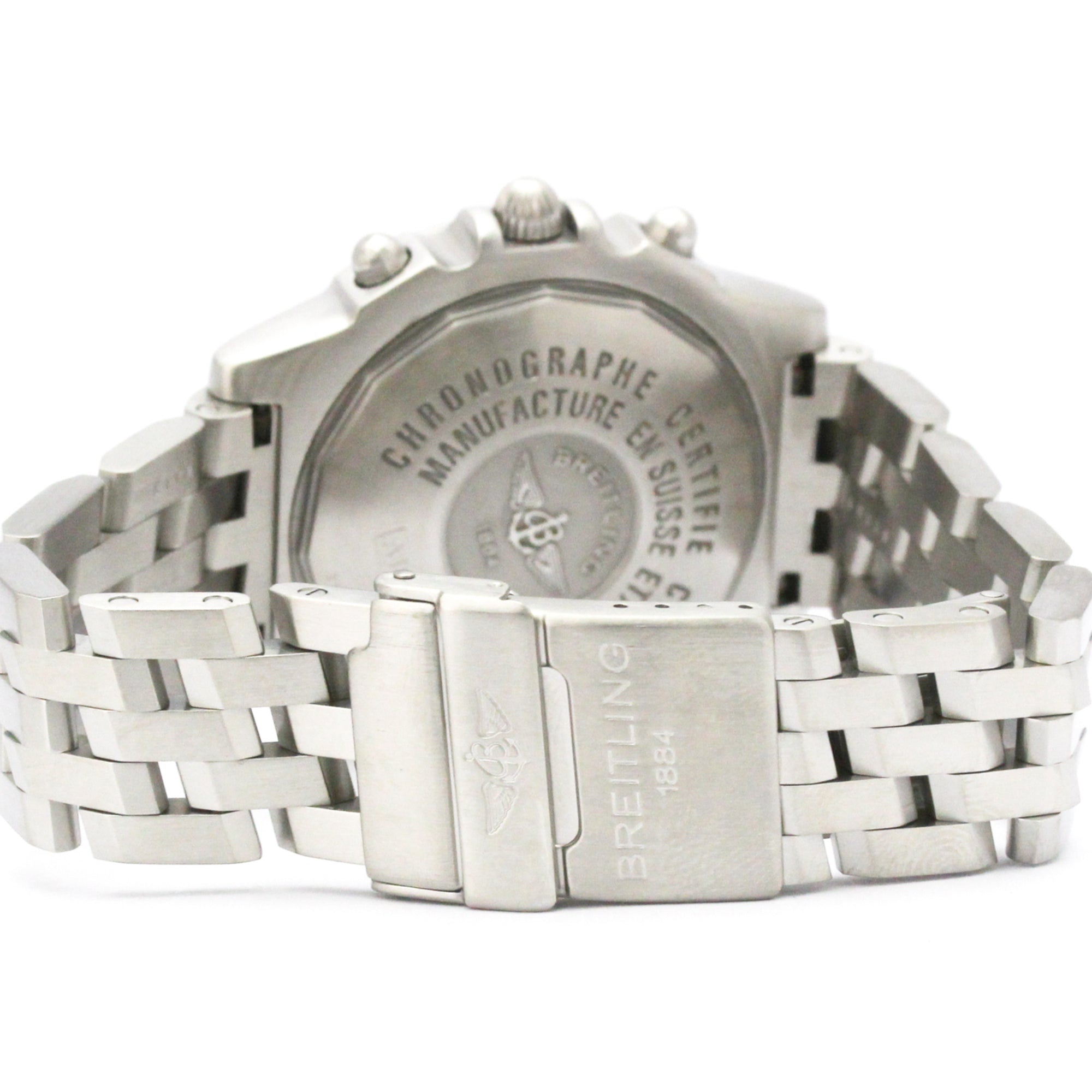 BREITLING Chronomat Black Bird Steel Automatic Watch A13353 Polished — Very Good