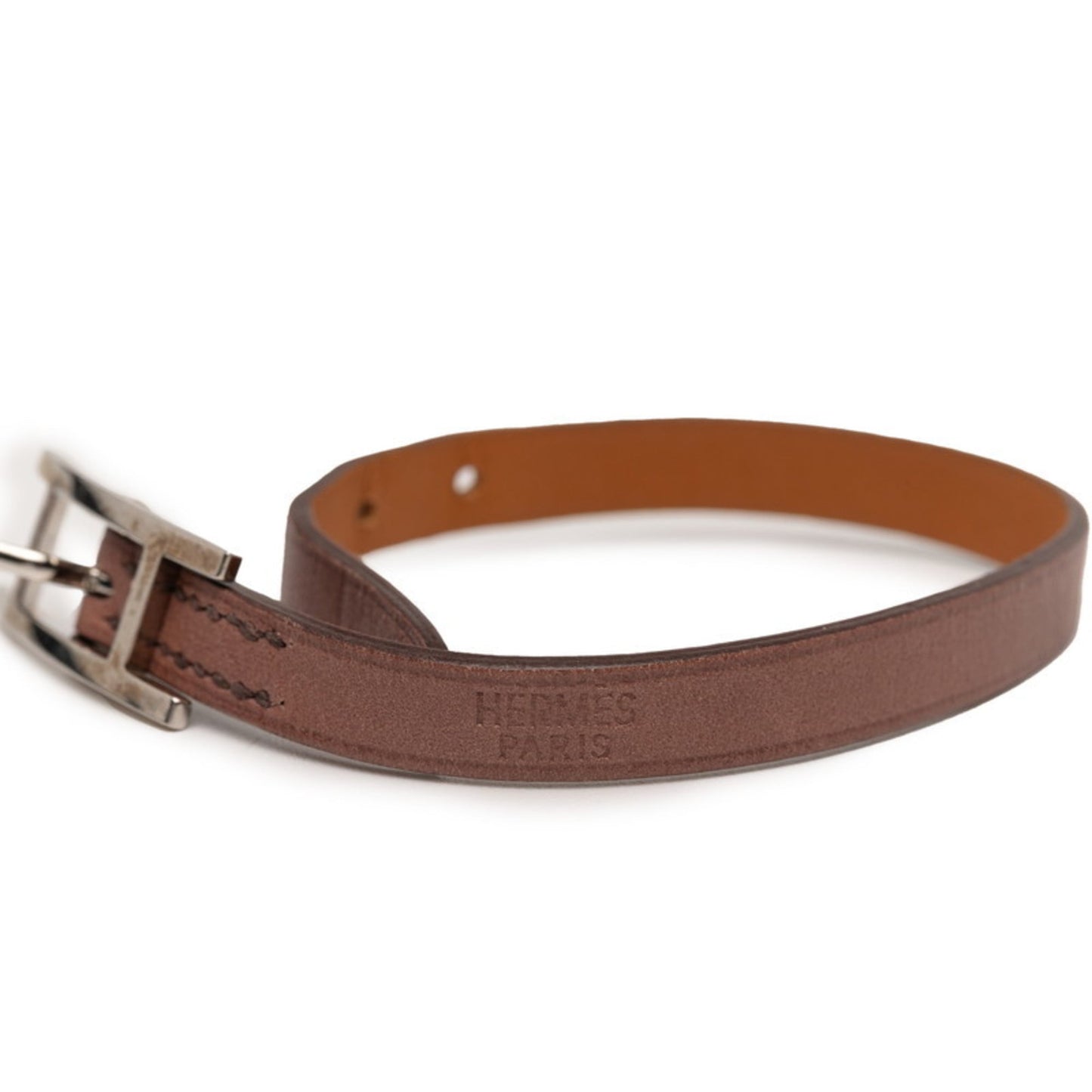 Hermès Api 3 Bracelet Brown Swift Women's HERMES