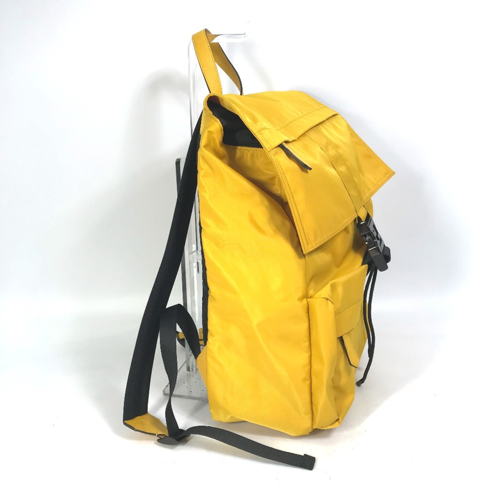 Fendi 7VZ066 backpack bag Backpack yellow — Like New