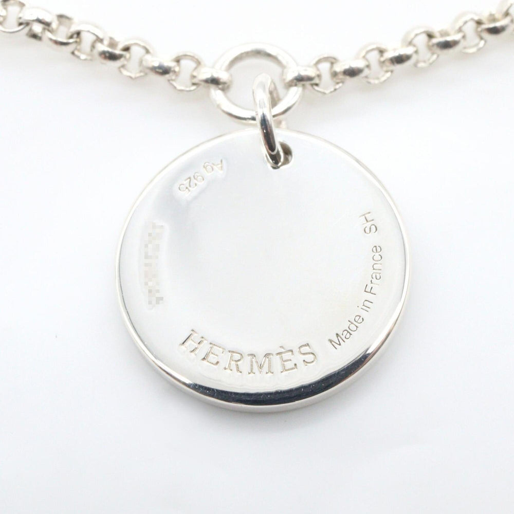 Hermes Ex-Libris Bracelet - Sterling Silver 925, 18K Pink Gold (PG) Women's Gold/Silver Tone — Like New