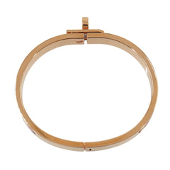 Hermes Mini Clic Kelly PM Bangle White Rose Gold (Kingdom of Helios) — New - Store Return