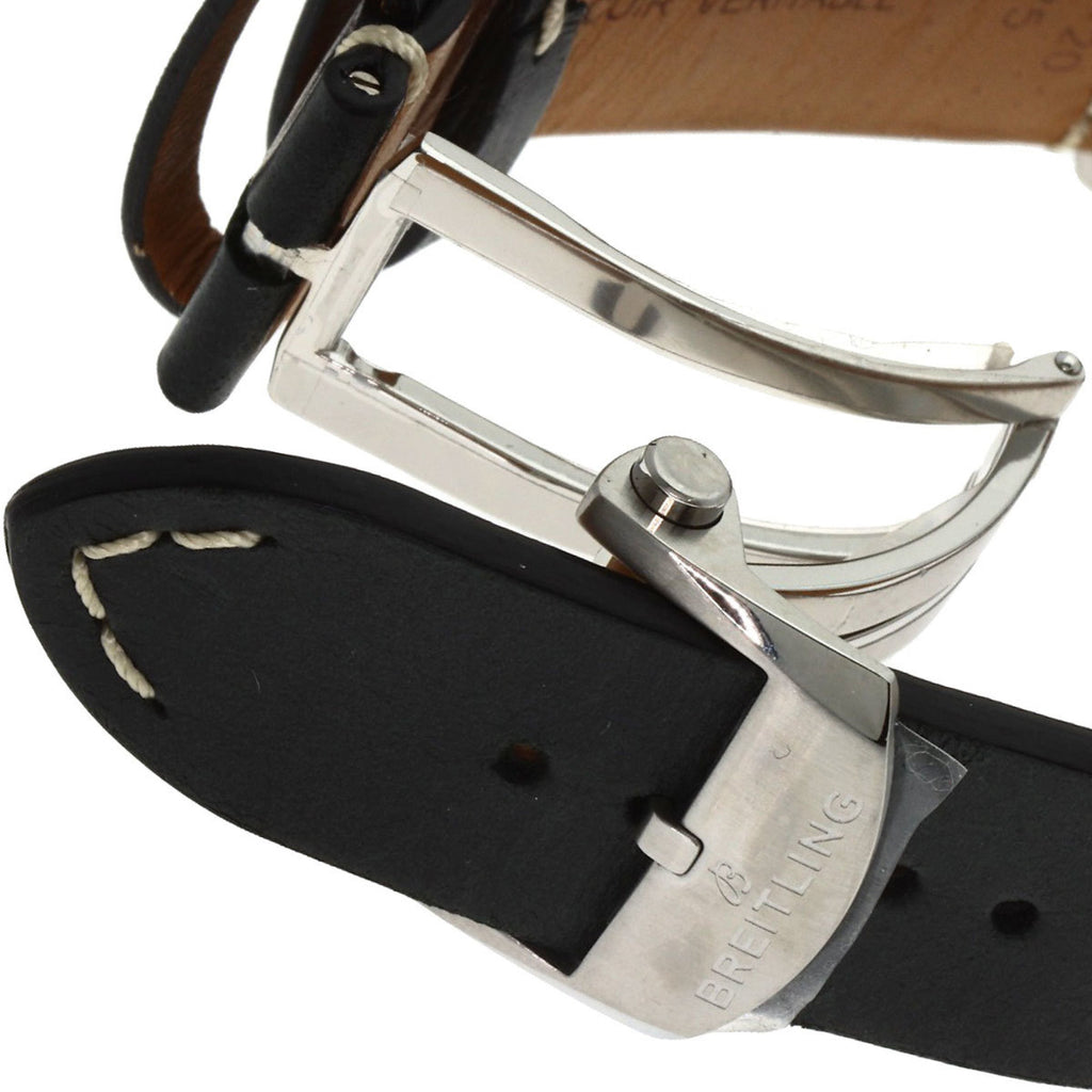 Breitling Navitimer B01 Chronograph 43 Stainless Steel/Leather Men's Watch AB0121B1B1X2