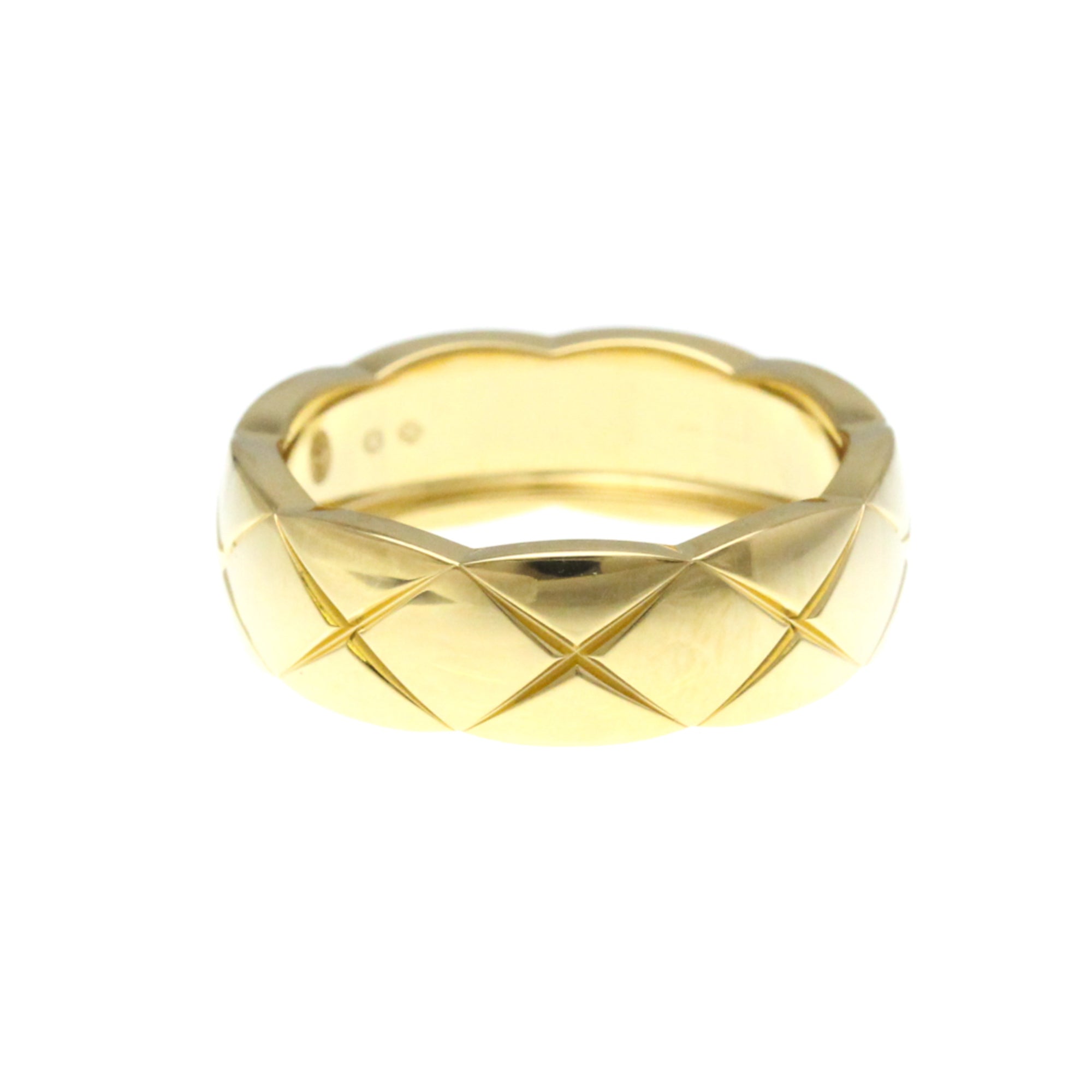 Chanel Coco Crush Ring Medium Size Yellow Gold (18K) Fashion No Stone Band Ring Gold