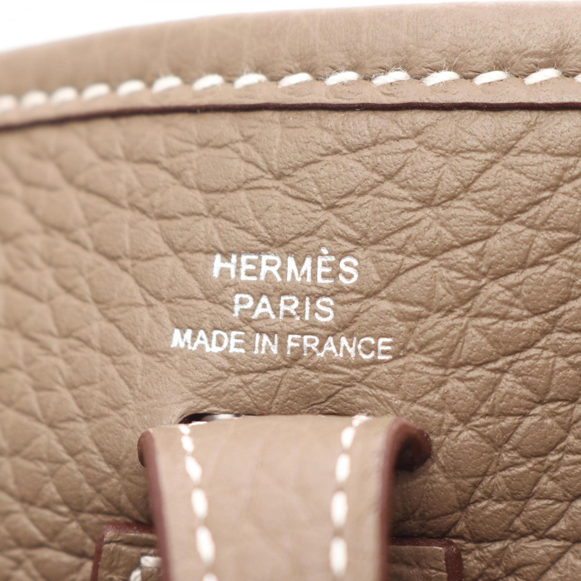 Hermes Evelyne Amazon TPM Shoulder Bag/Handbag, Taurillon Clemence Leather, Women's, Gray — New - Store Return