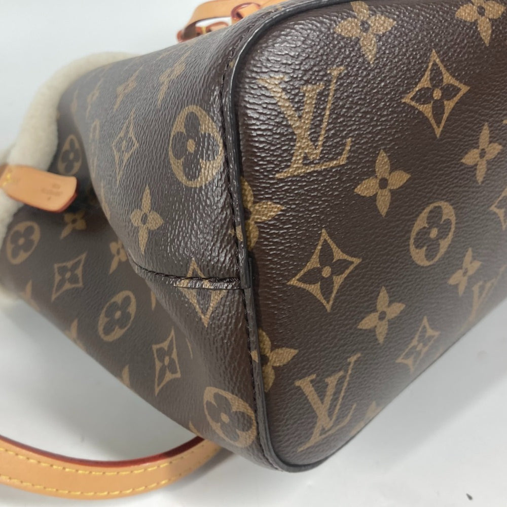 LOUIS VUITTON M46319 Monogram NeoNoe BB Bag, Handbag, Fur Shoulder Canvas, Women's, Brown, MO-241020-9 — Like New