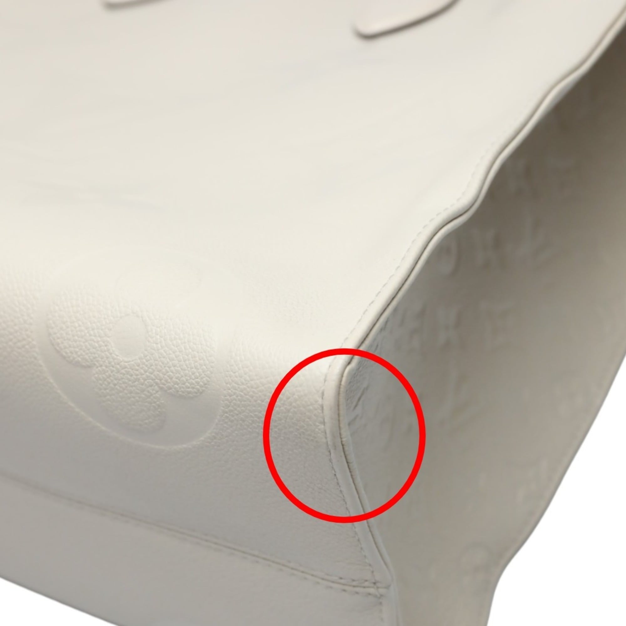 Louis Vuitton LOUIS VUITTON Tote Bag On the Go GM Monogram Shoulder Empreinte M45081 Beige LV — Like New