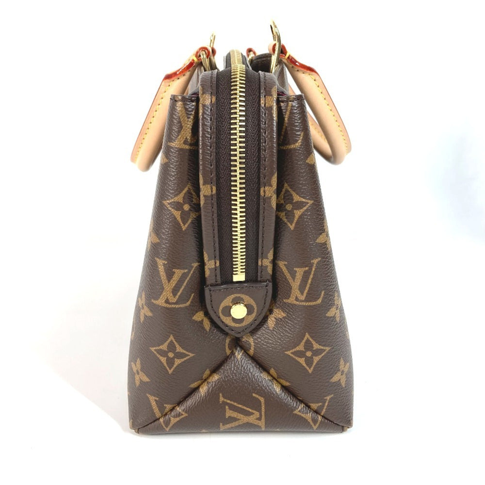 LOUIS VUITTON M45900 Monogram Petit Palais PM Bag Tote Shoulder 2WAY Handbag Canvas Women's Brown Like New — Like New