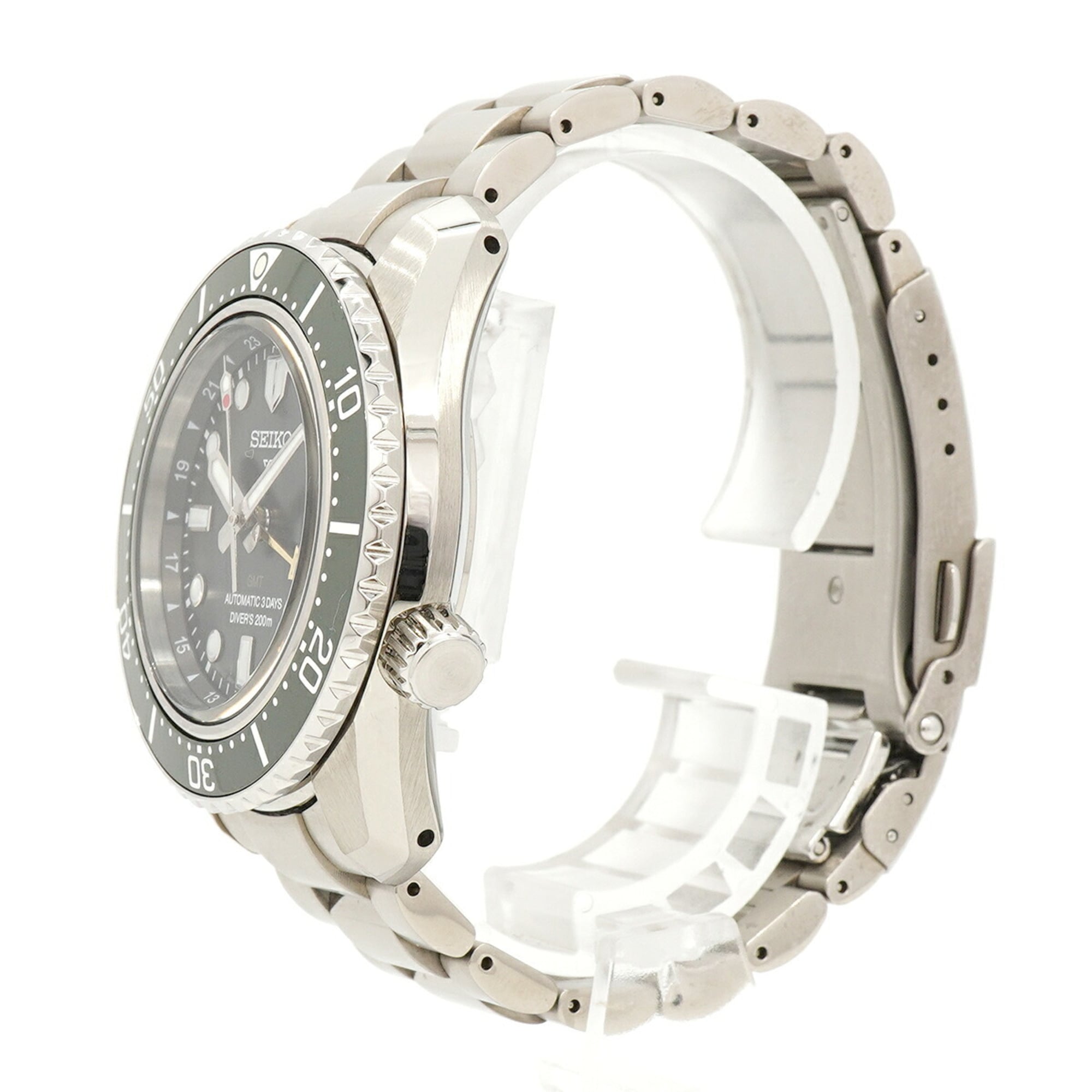 Seiko Prospex SBEJ009 6R54-00D0 Green Dial Men's Watch — Very Good
