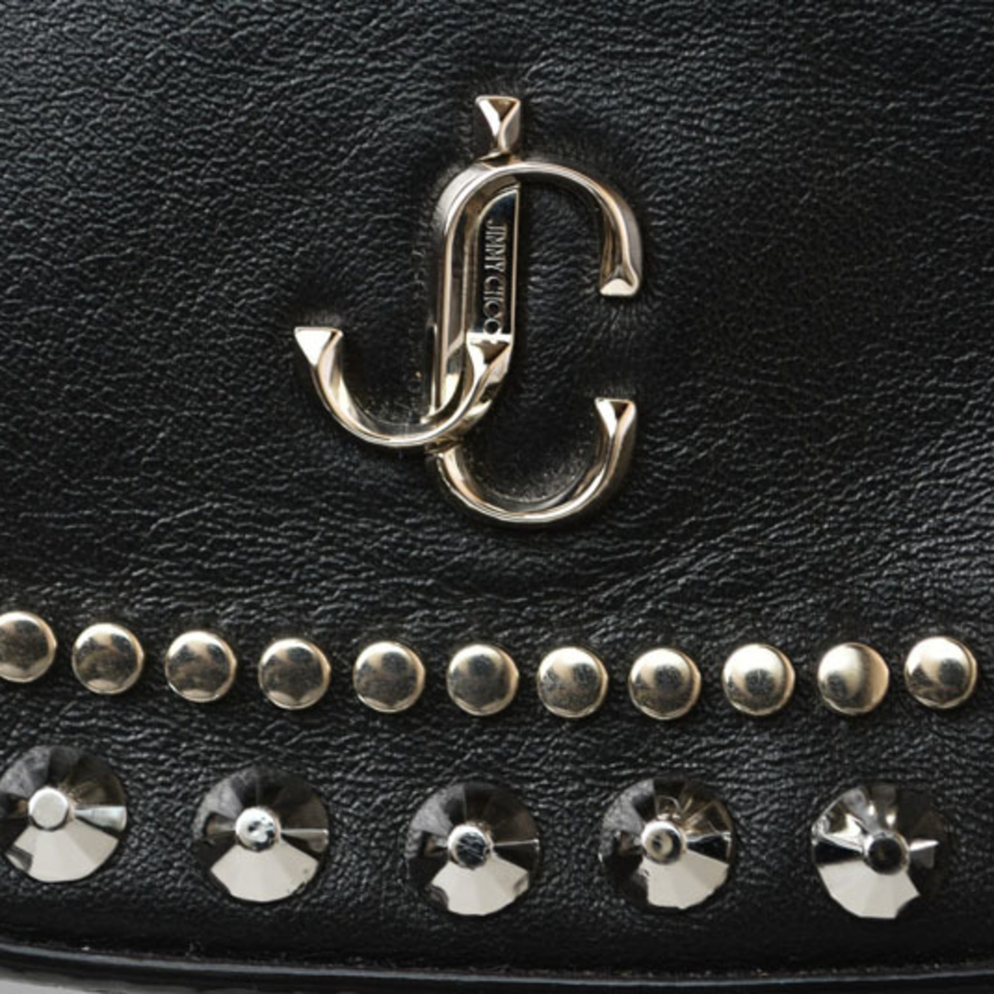 Jimmy Choo body bag, JIMMY CHOO Varenne JC studs, black — Like New