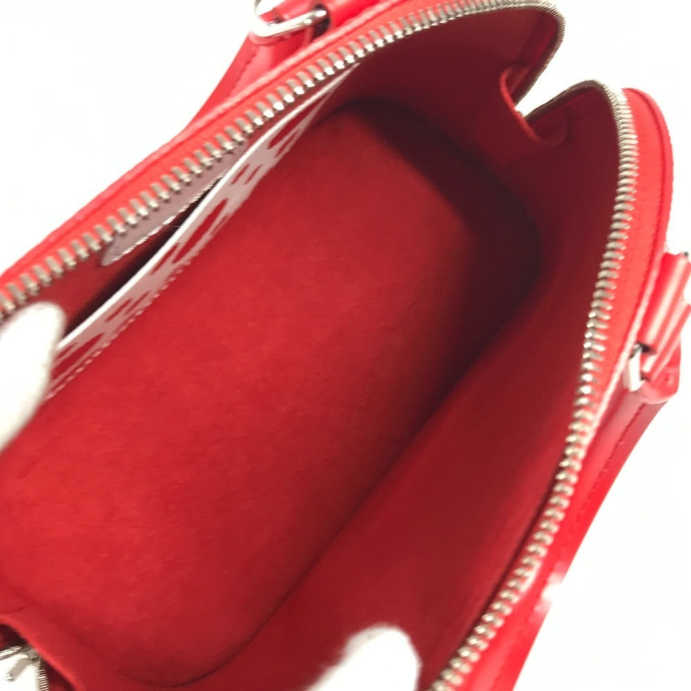 LOUIS VUITTON M21698 LV x YK Yayoi Kusama Epi Infinity Dot Polka Alma BB Shoulder Bag 2-Way Crossbody Handbag Leather Women's Red — Like New