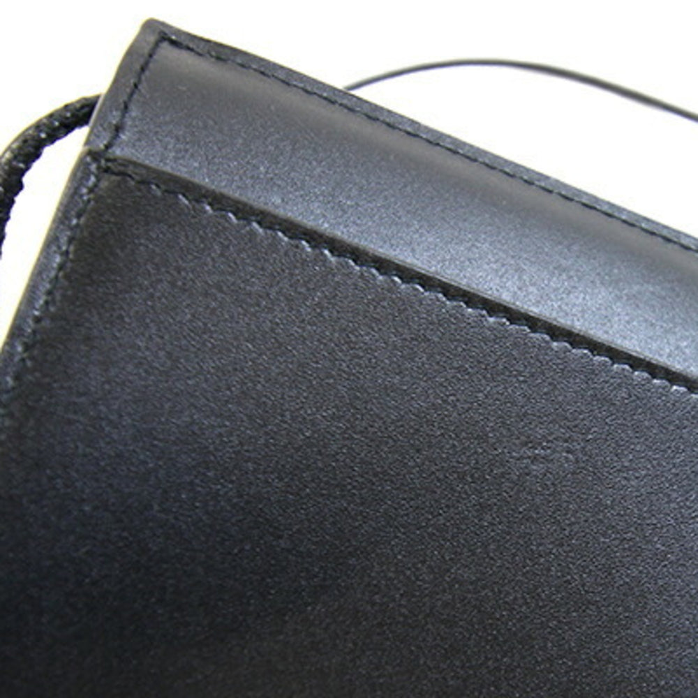 Saint Laurent Shoulder Bag 802728 Black Leather Pochette Mini Pouch YSL Women's SAINT LAURENT — Like New
