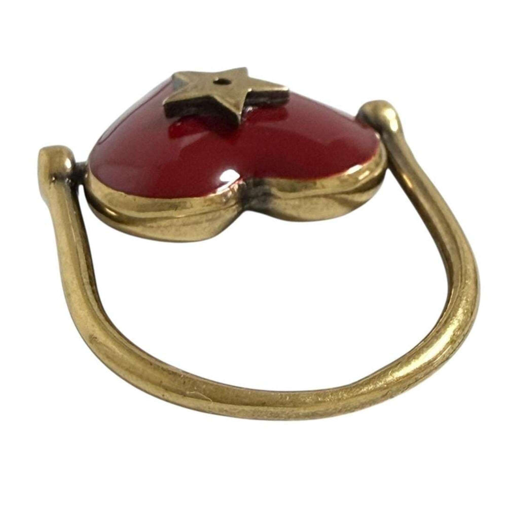 Christian Dior Dior Women's Amour Ring, Size M (US 11), Heart Design — Like New