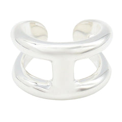 Hermes Osmos PM Ring - Sterling Silver 925 Men's & Women's Tone — Like New