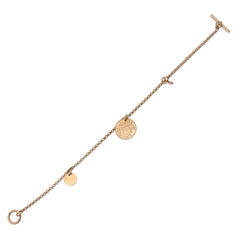 Hermes Like new Hermès Ex Libris PM 18K pink gold/diamond bracelet, diamond jewelry, 0251 — Like New