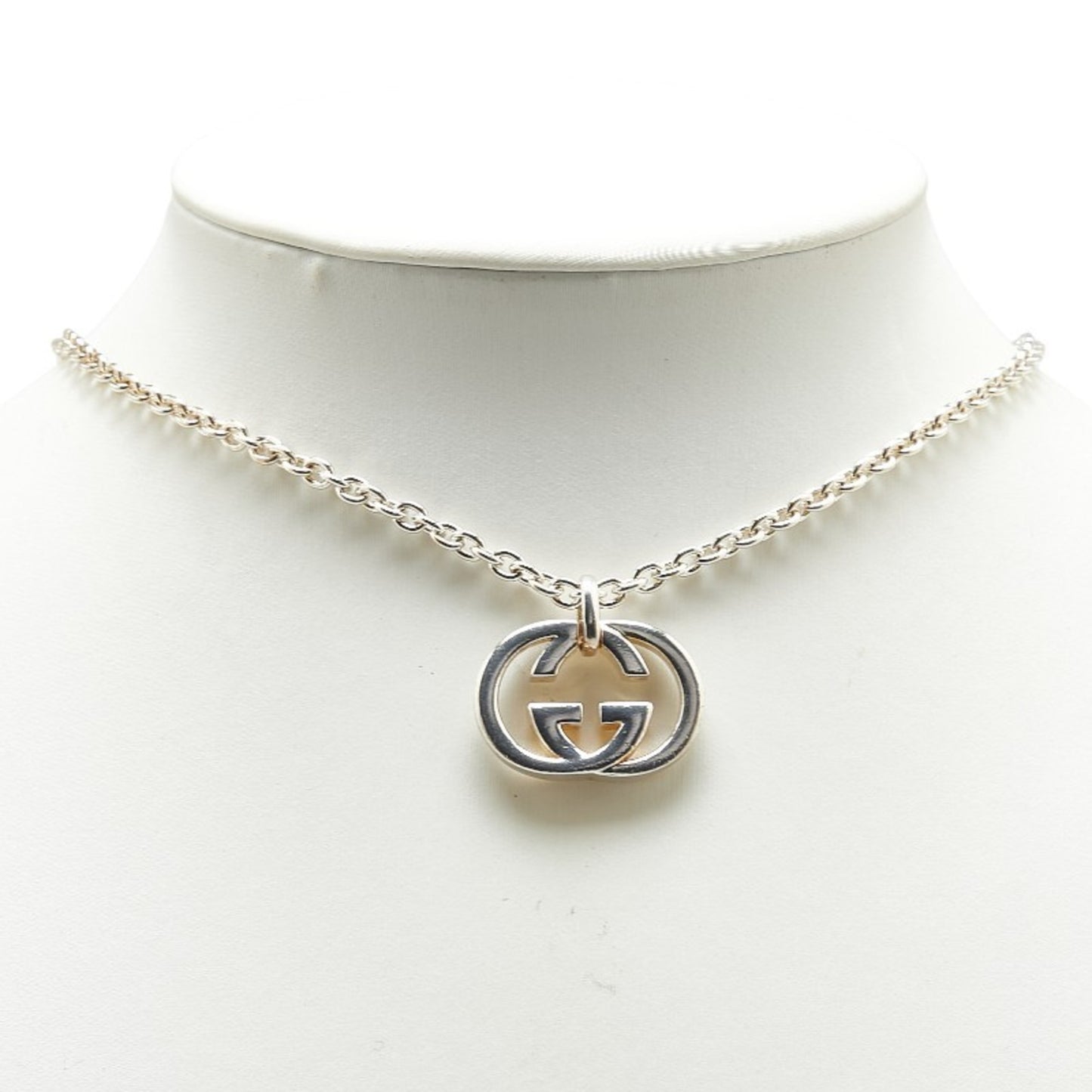 Gucci Interlocking G Necklace in SV925 Silver for Women