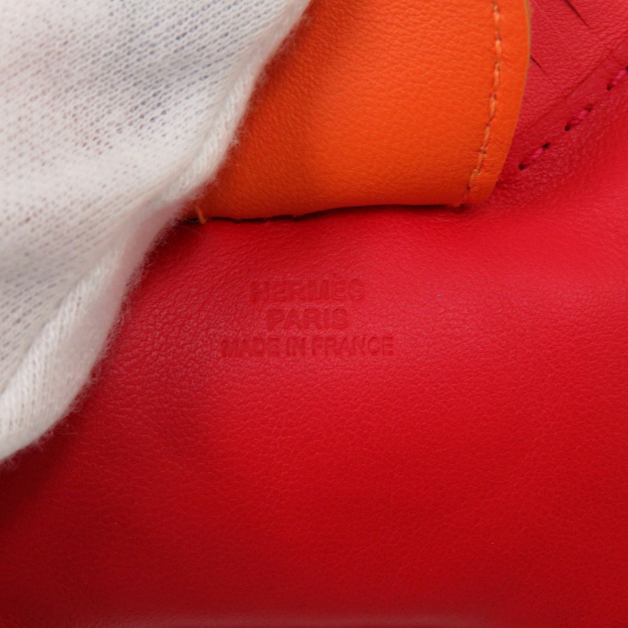 Hermès Rodeo MM Anjou Milo Rouge Indian Rose Jaipur Hu Bag Charm 1028 HERMES