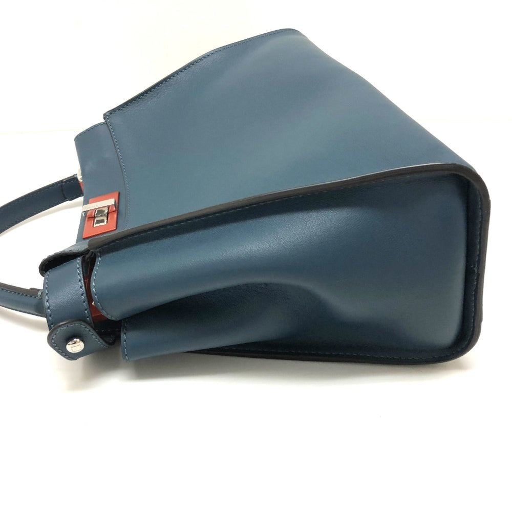 Fendi 8BN290 Bag Shoulder Bag Hand Bag blue — Like New