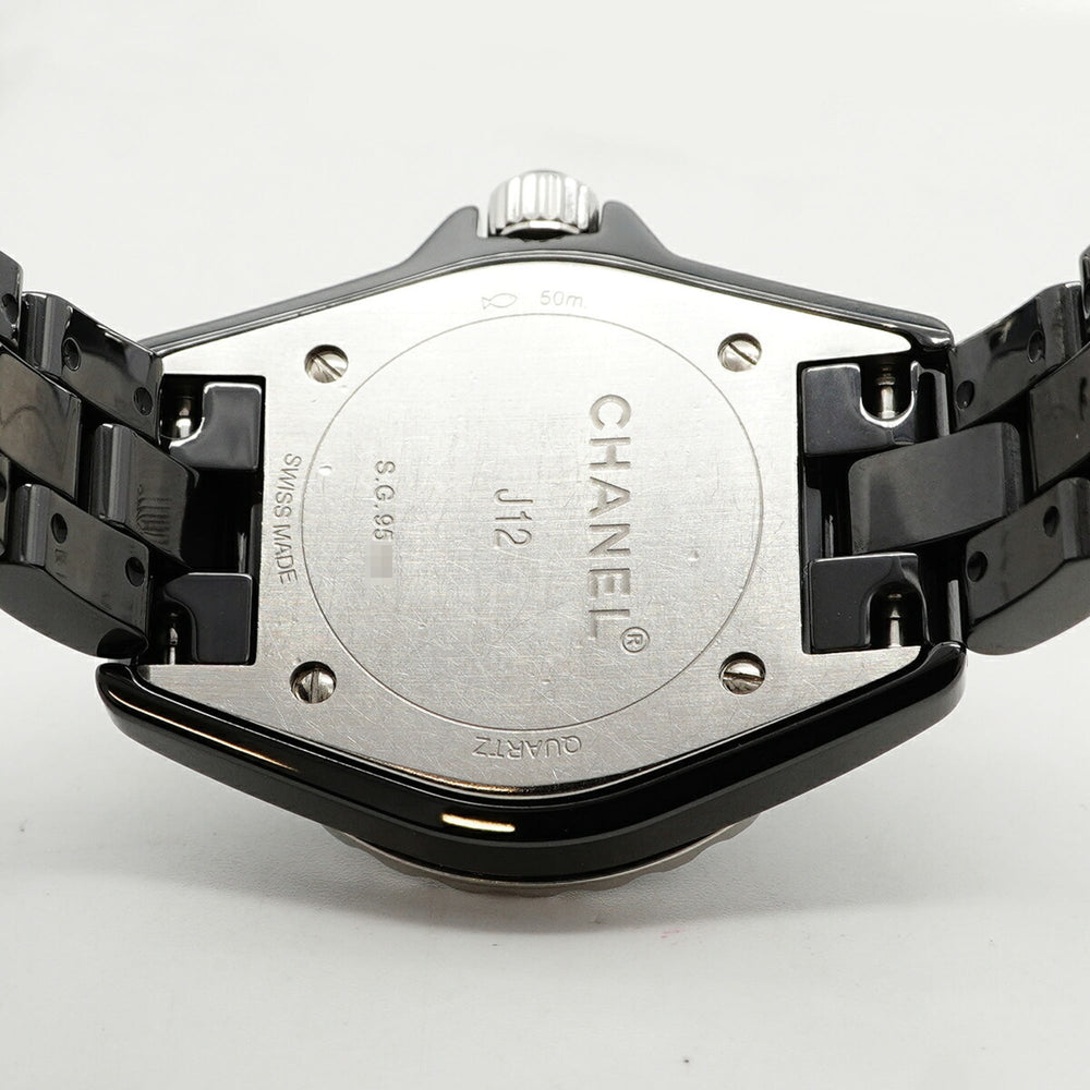 Chanel J12 Diamond H2569 Black Dial Women's Watch — Good