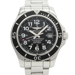 Breitling Superocean II A17365 Black Dial Men's Watch — Good