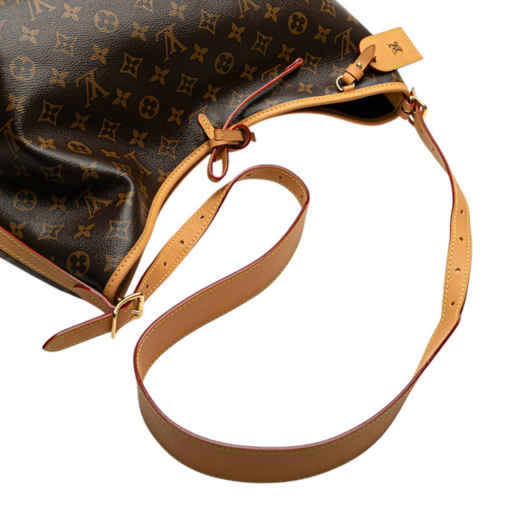 Louis Vuitton Monogram Carryall NM MM Shoulder Bag M46197 Brown Leather Women's LOUIS VUITTON