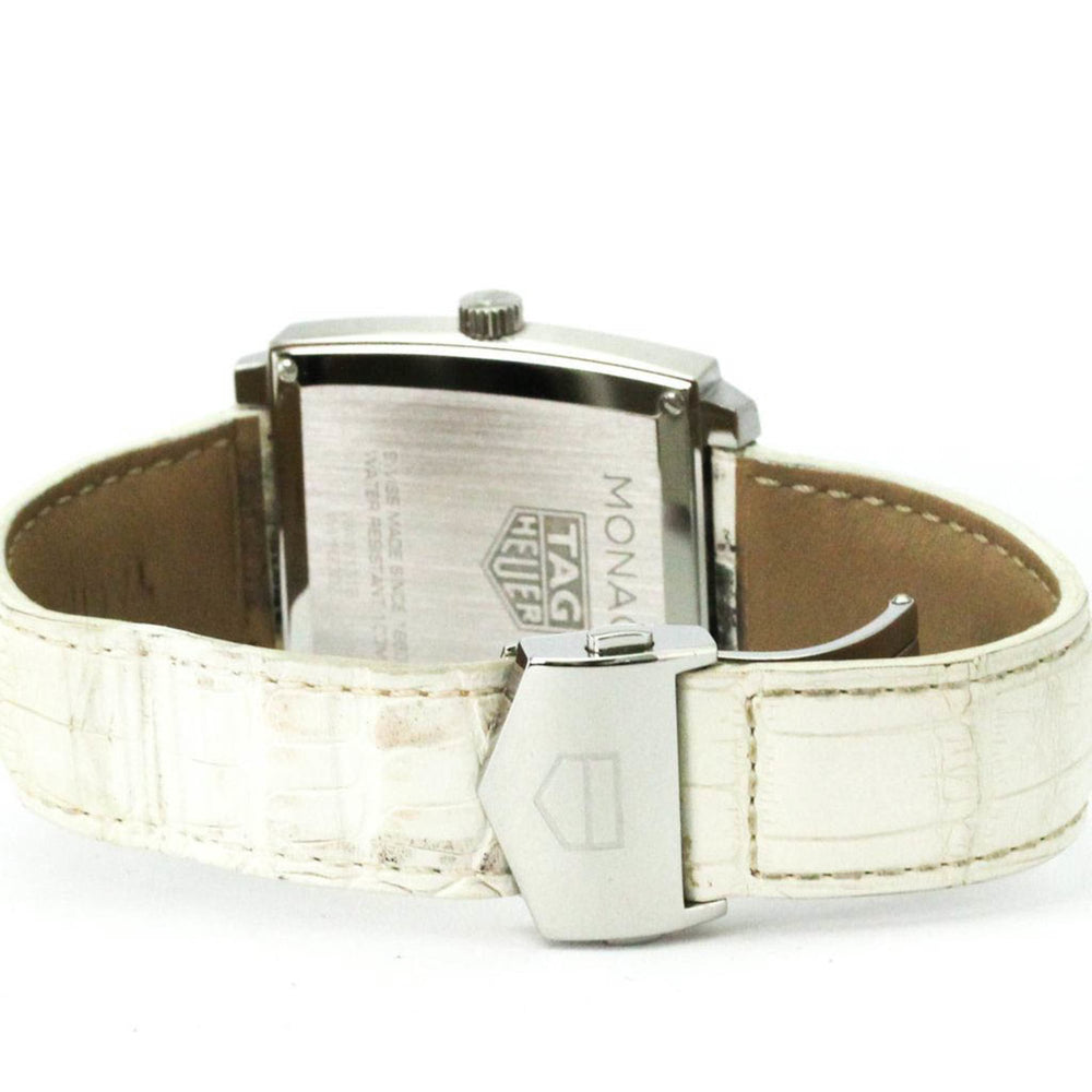 TAG HEUER Monaco Lady Diamond MOP Dial Quartz Watch WAW131B Polished — Very Good