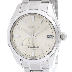 GRAND SEIKO SBGA001 Steel Spring Drive Mens Watch 9R65-0AA0 Polished — Very Good