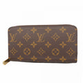 Louis Vuitton Monogram Zippy Wallet M60017 Brown Men's and Women's