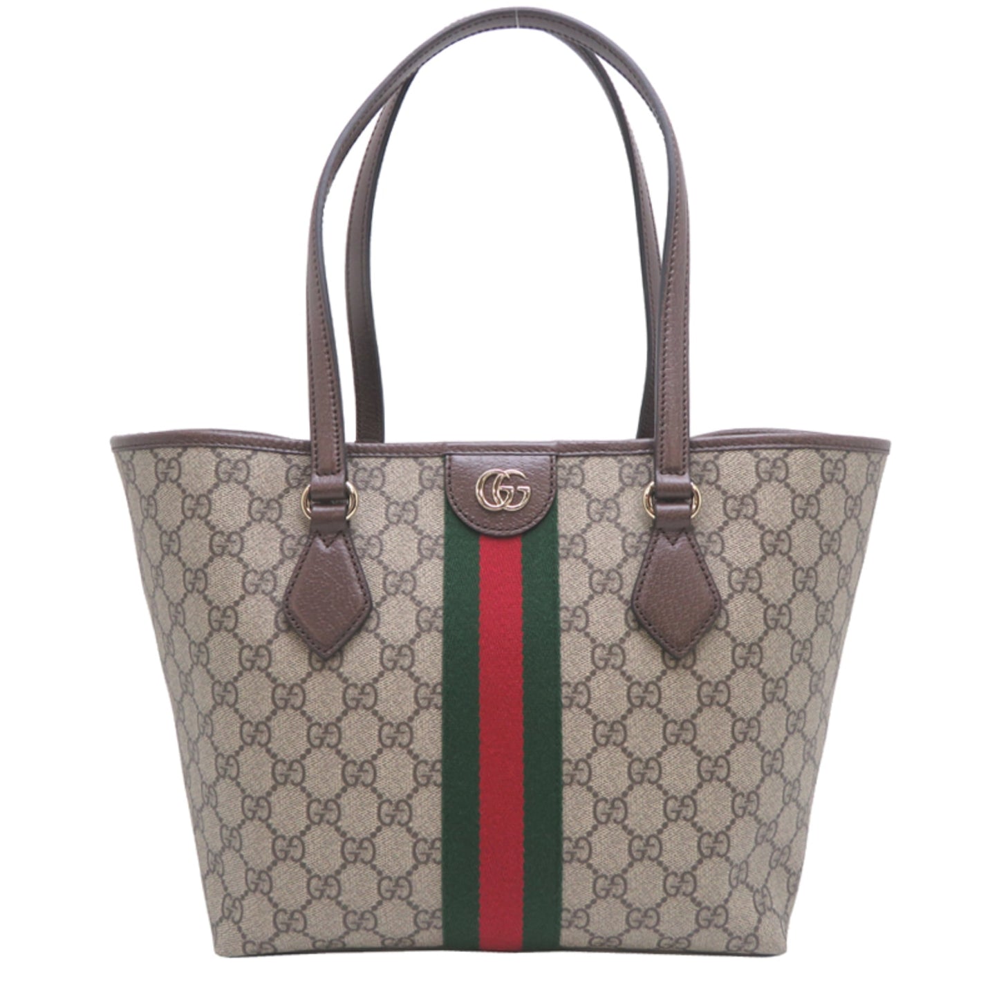 Gucci Double G Ophidia Women's Tote Bag 836831 in Brown Leather