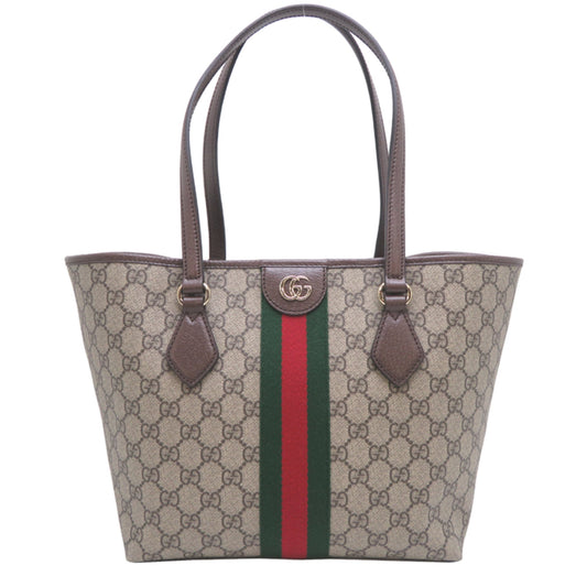 Gucci Double G Ophidia Women's Tote Bag 836831 in Brown Leather