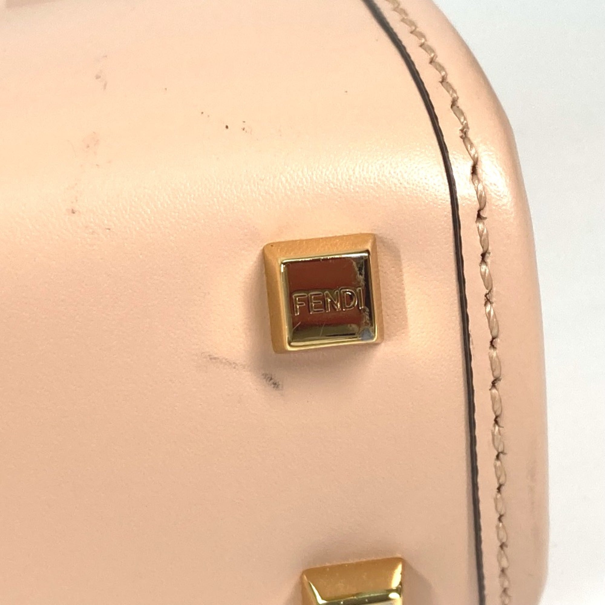 Fendi 8BS051 Shoulder Bag Crossbody bag 2WAY Hand Bag BeigeBased — Like New