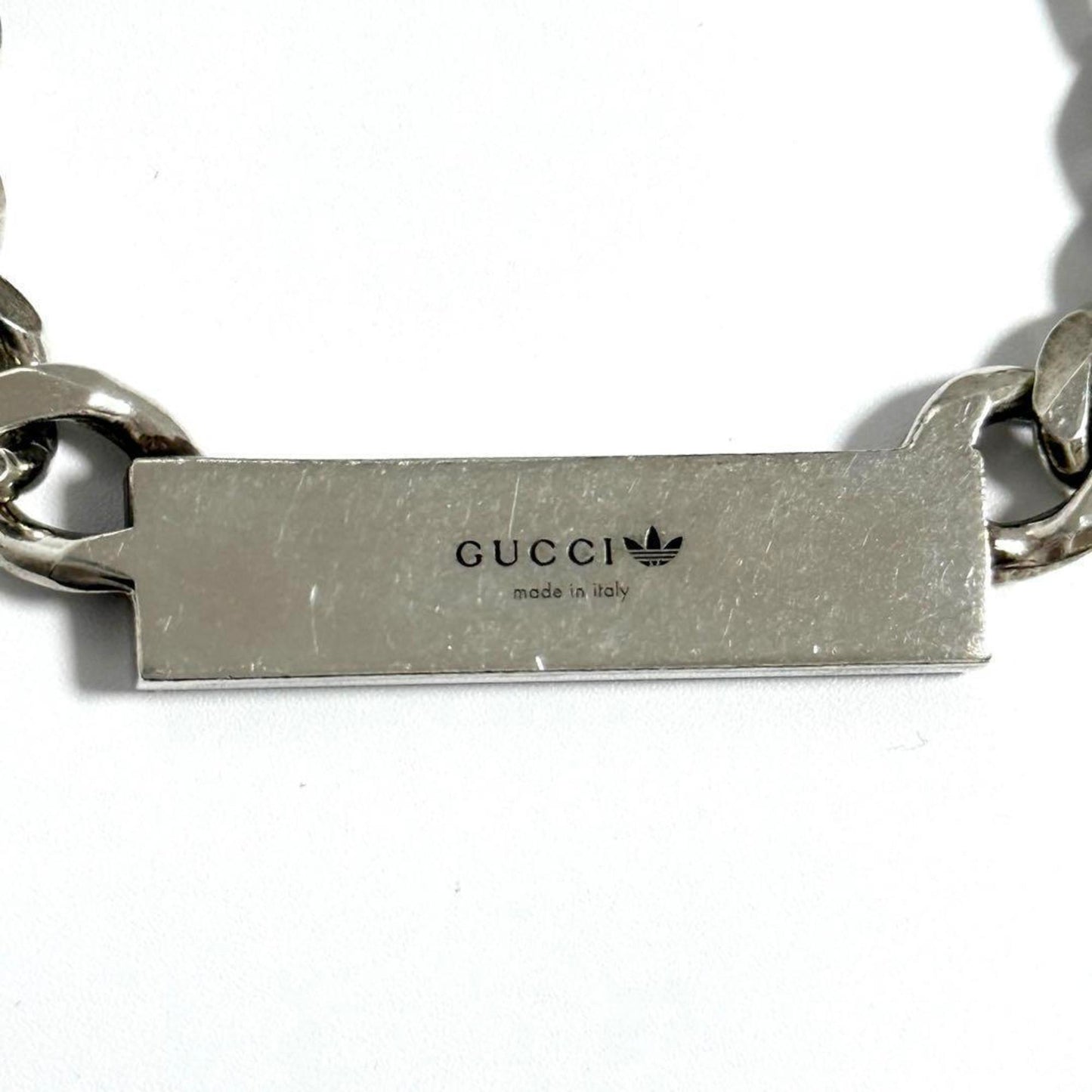 Gucci/Adidas Men's Gourmet Pendant Necklace in Silver