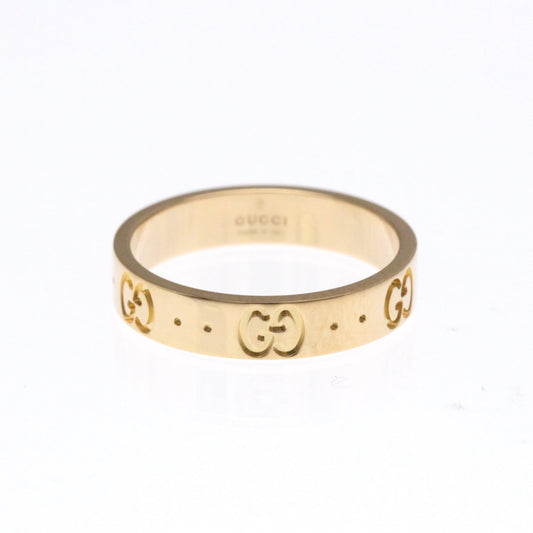 Gucci Icon Pink Gold (18K) Fashion No Stone Band Ring Pink Gold