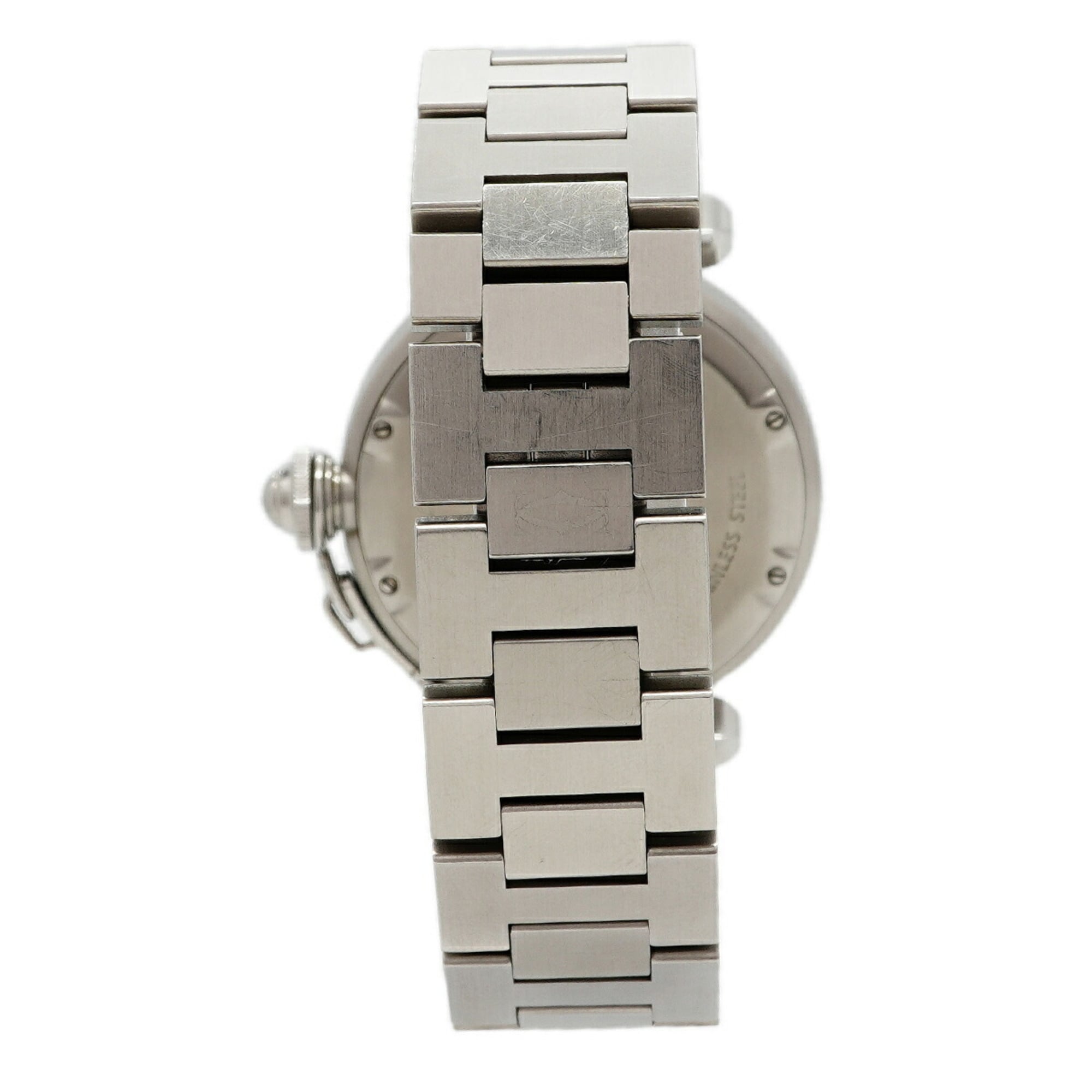 Cartier Pasha C Meridian GMT W31029M7 Silver Dial Watch (Boys' Size) — Good