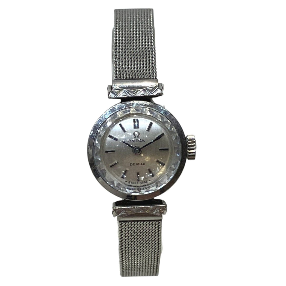 Omega De Ville watch, total weight 20g, stainless steel, manual winding, silver dial, 511.285 — Good