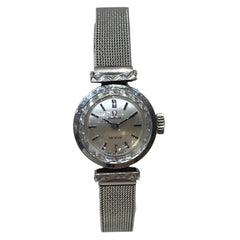 Omega De Ville watch, total weight 20g, stainless steel, manual winding, silver dial, 511.285 — Good