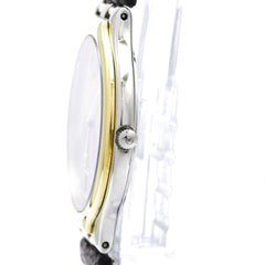 OMEGA De Ville Symbol K18 Gold Steel Quartz Mens Watch 196.0316 Polished — Very Good