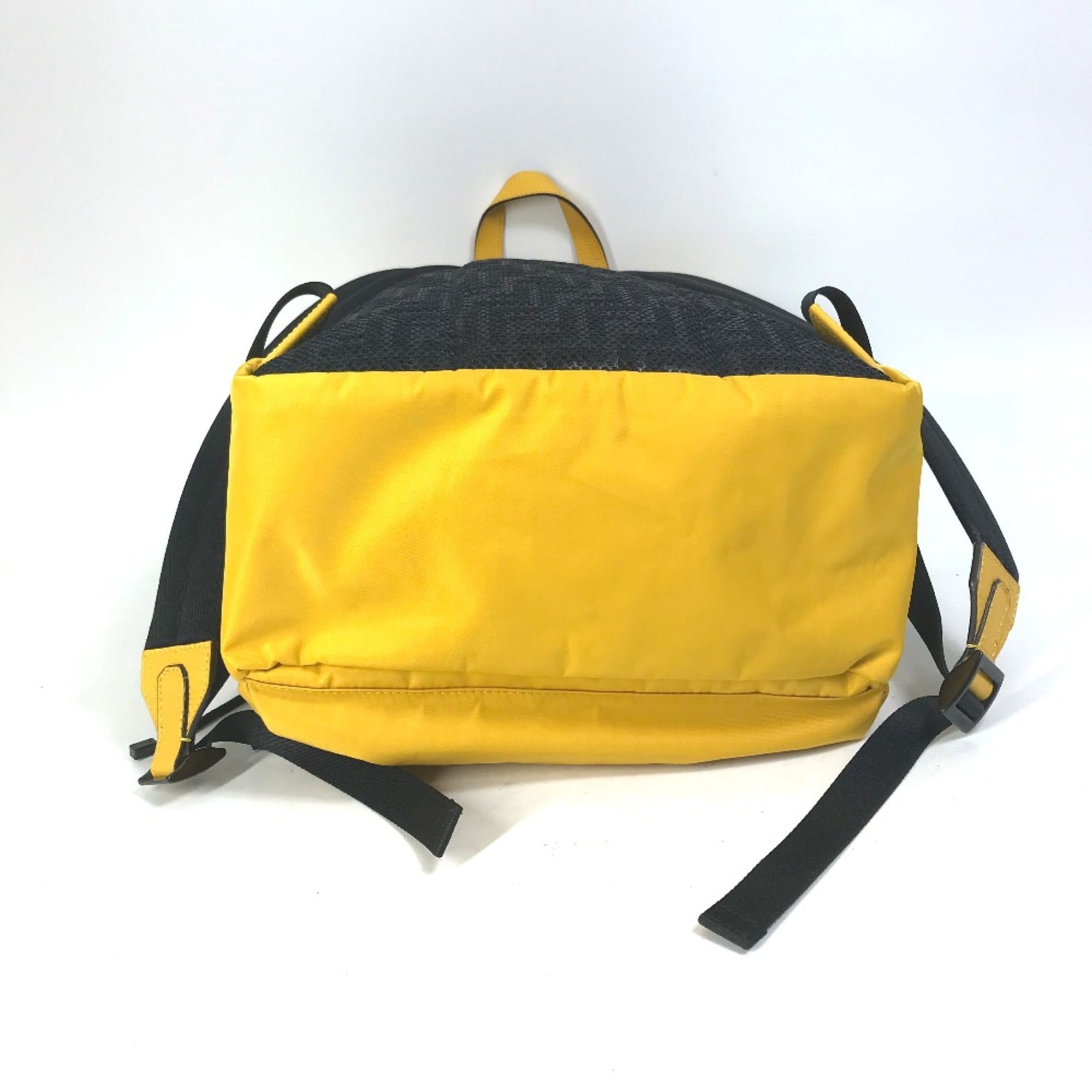 Fendi 7VZ066 backpack bag Backpack yellow — Like New