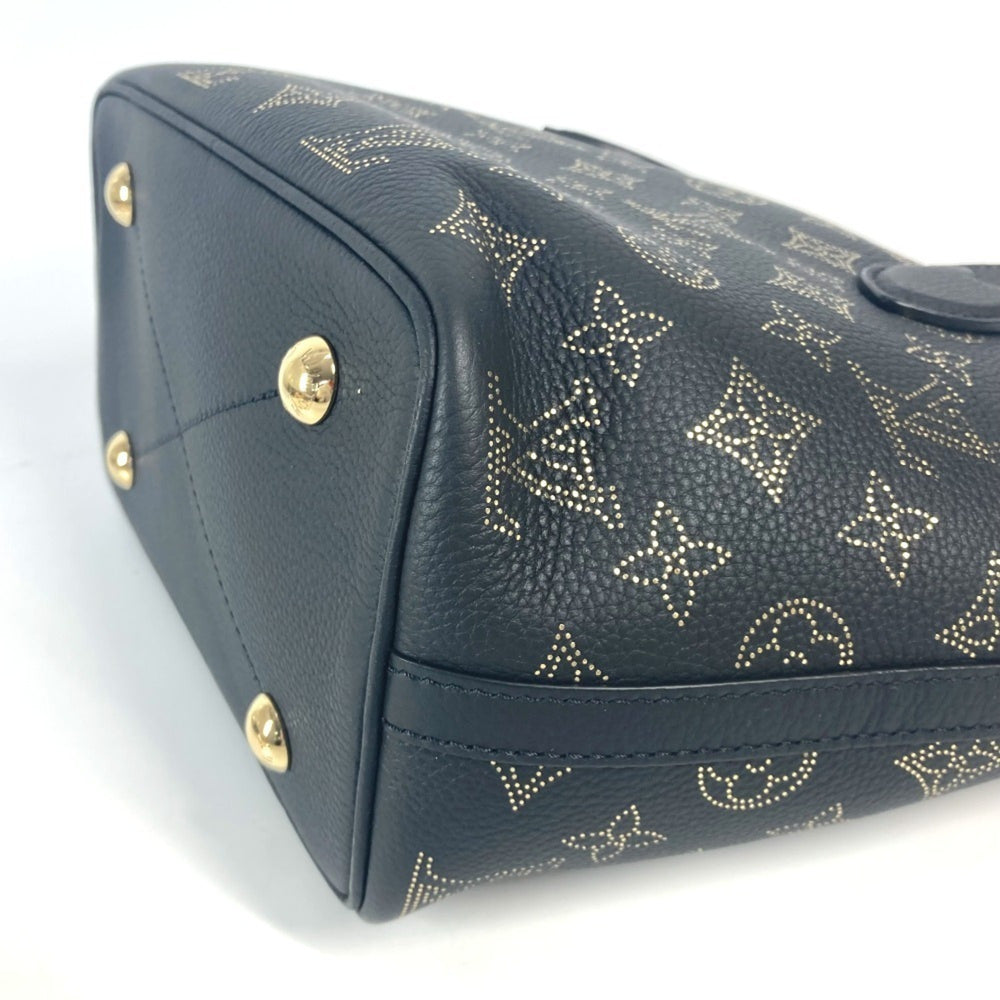 LOUIS VUITTON M23393 Monogram Mahina Blossom PM Tote Bag, Crossbody, Handbag, Shoulder Leather, Women's, Black, Like New — Like New
