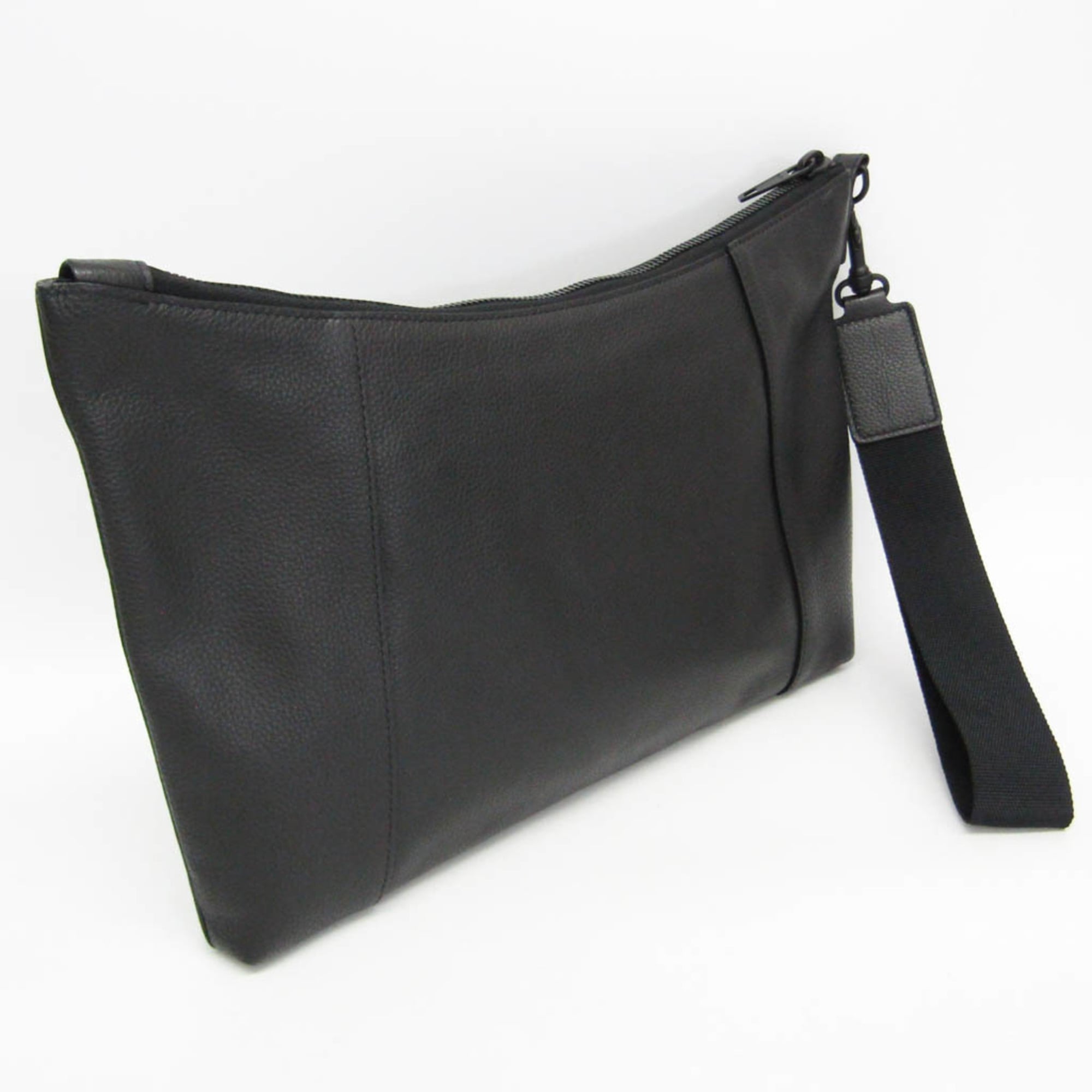 Balenciaga Hourglass 644723 Women,Men Leather Clutch Bag,Pouch Black — Like New
