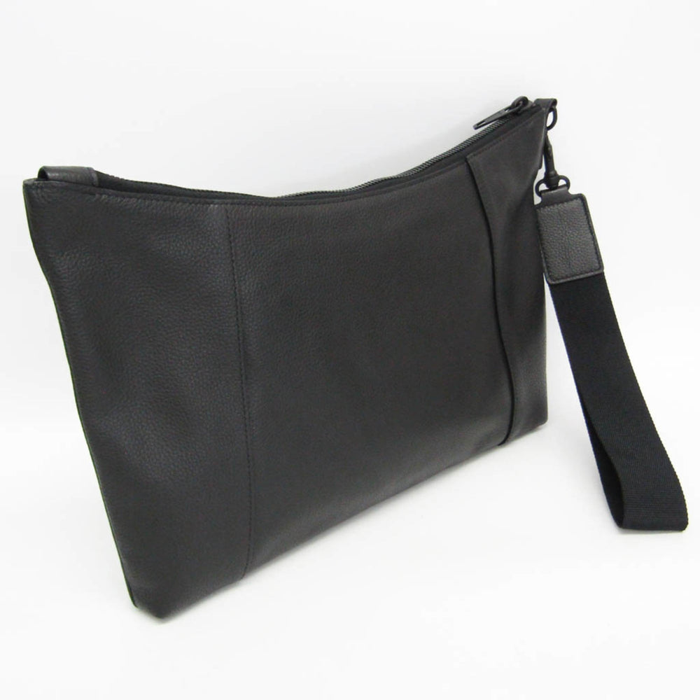 Balenciaga Hourglass 644723 Women,Men Leather Clutch Bag,Pouch Black — Like New